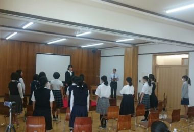 中学生・礼法の授業体験