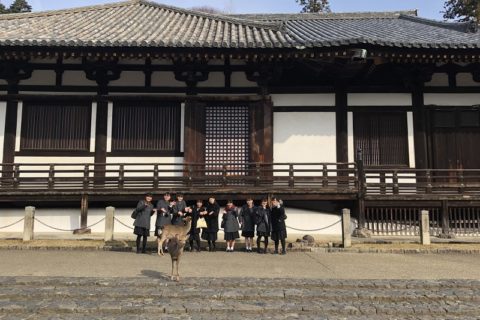 中学3年生 奈良・京都修学旅行スタートしました。