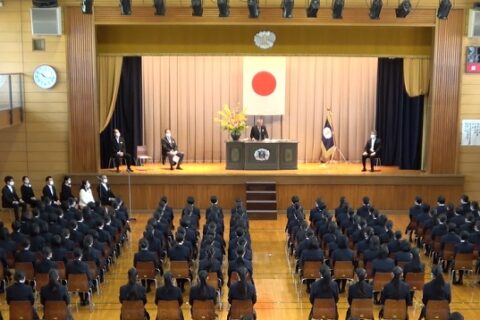 4月7日（水）令和3年度 入学式を挙行しました。