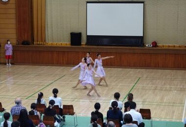 中学校ダンス部の披露JAZZ DANCE！