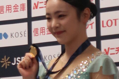 フィギュアスケート部 髙木 謠さん(高校1年)が、第40回東日本フィギュアスケートジュニア選手権大会に出場し優勝しました。